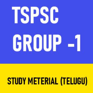 TSPSC STUDY Meterial